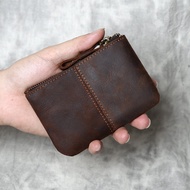 beg dompet dompet lelaki kulit original dompet kulit lelaki original Mini Wallet Retro Simple Handma