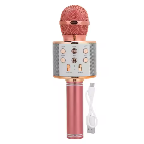 Microphone Handheld Microphone Handheld Microphone Wireless Speaker Multifunction Key Microphone for