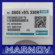 100PCS SMD Resistor 0805 330 5%
