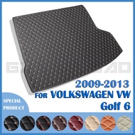 Car Trunk Mat For VOLKSWAGEN VW Golf 6 2009 2010 2011 2012 2013 Custom Car Accessories Auto Interior