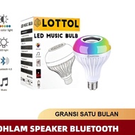 LOTTOL 12W RGB Bluetooth Speaker Bulb Lamp Bluetooth Music Lamp