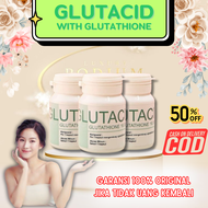 [BISA COD] GLUTACID 16000 Mg ori bpom Glutathione untuk Pemutih Badan Dan Wajah isi 30 Kapsul