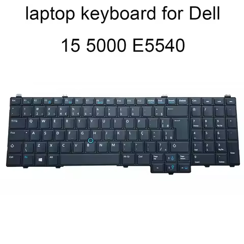 035HY9 PT-BR Brazil Backlight Keyboard For Dell Latitude E5540 E6520 E5530 5530 E6540 15 5000 Trackp
