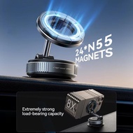 360' Degree Magnetic Car Holder Folding Vacuum Suction Car Mount Magnetic Kitchen Multi-Scenario Aut