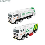 BEBETET Recycling Sanitation Vehicle, Inertia Powered Simulation Garbage Truck Toy, Interactive Mode