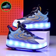 Children Runaway Shoes Skates Light Shoes Light Shoes Boys Girls Shoes Sports Shoes Casual Shoes Ska