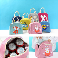 PD Lunch bag isolated Cooler Waterproof Bento Bags Thermal Hot and Cold Food Storage with Chopstick