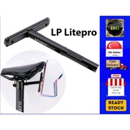 LITEPRO BICYCLE SEATPOST SADDLE Extender HOLDER Adapter / Oil Slick Cage Bottle Holder