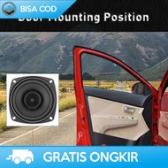 SPEAKER SUDUT MOBIL SUBWOOFER 4 INCH HI FI SUPER BASS ADJUSTABLE KIT
