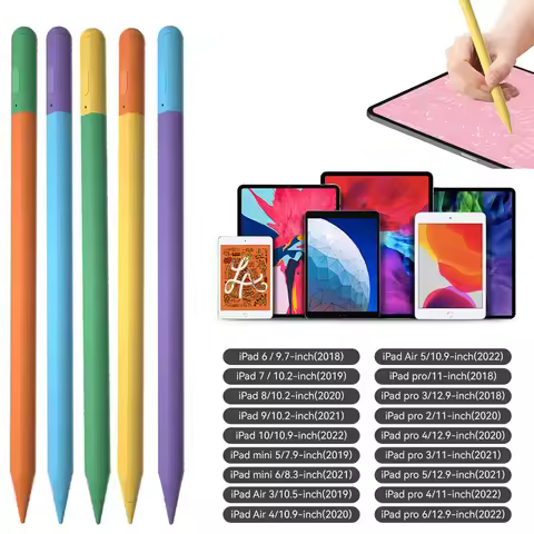 for Apple Pencil Tip Touch Pen Colorful Tablet Stylus for iPad 7 8 9 Pro 6 Mini 5 iPad Air 3 4 5 USB