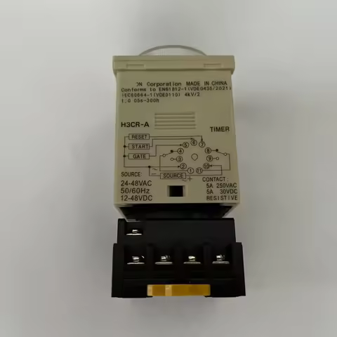 H3CR-A8 8 H3CR-A H3CR-N H3CR-N8 H3CR-A8E H3BA-8 H3BA-N8H H3BA-8H time relay / timer With base 100-24