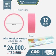 Washi Tape Joyko WT-110 15 mm x 3 M Colored Paper Adhesive Tape