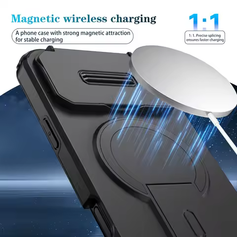 Wireless Charging Case for Iphone 17 Pro Max Air 16 16e 15 Plus 13 14 Pro Max Iphone17 Iphone16 Heav