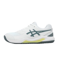 Asics Tennis Shoes GEL-Dedicate 8 2E Wide Last Men Women White Blue Support Pickle Ball 1041A410108