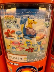 Pokemon 背背龍 系列扭蛋 小呆獸 潤水鴨 比卡超