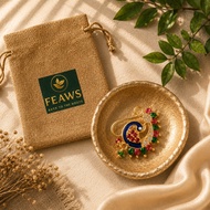 Peacock Nath (Nose Ring) with pearls