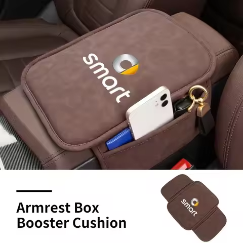Car Armrest Box Protective Pad Storage Bag For Smart Fortwo 451 450 453 Forfour EQ Cabrio Crossblade