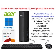 New CPU Full Set Computer Acer Aspire XC-1710 Desktop PC with New 24inch Full HD Acer Monitor 144Hz