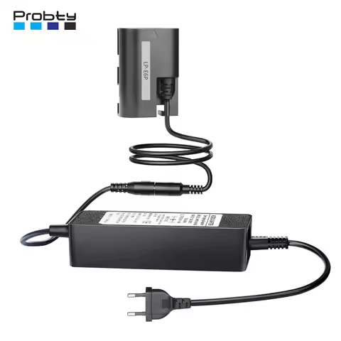 LP-E6P LP E6P Dummy Battery ACK-E6 AC Power Adapter DC Coupler Kit for CANON EOS R5 II R6 R5 Mark II