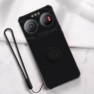 For IIIF150 Air3 Case Soft TPU Black Metal Magnetic Phone Holder Protective Cover Wrist Straps Silic