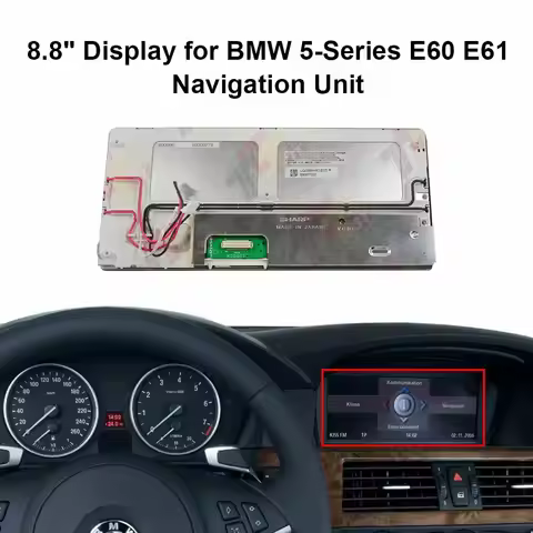 Dashboard GPS LCD 8.8" Display for BMW E90 E91 E60 E61 E63 E64 E65 E66 E70 E71 X5 CIC CCC CID