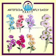 1 PCS (6 HEAD) ARTIFICIAL BUTTERFLY DAISY / Artificial Flower of Daisy / Flower For Wedding Decorati