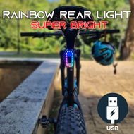 RAINBOW Bicycle Tail Light Rear Lights Road Bike MTB RB Mountain Bikes Bicycle Basikal Lampu folding bike