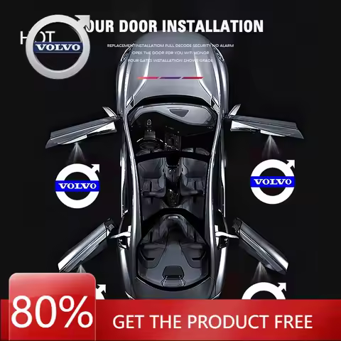 2026 Hot For VOLVO LED Car Door Logo Projector Welcome Ghost Shadow Light Accessories For Volvo XC40