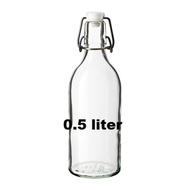 B0T0L K0RK with 0.5L clear glass lid