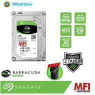 Seagate BarraCuda 3.5-Inch Hard Disk Internal 2TB for PC [ST2000DM008] Free Baseball Cap