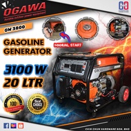 OGAWA GW3800 PROFESIONAL GASOLINE GENERATOR 3100W/20LITER