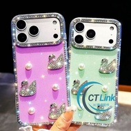 Symphony Flash Stone Swan Pearl Craft Dreamy High-value Style Suitable for Samsung S26 S25 S24 S23 A