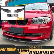 Front Bumper for BMW 1 Series E81 E82 E87 E88 LCI 2008-2011 Model Car Blade Lip Spoiler Splitters Bo