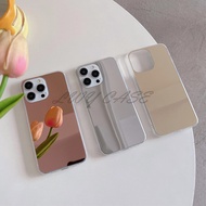 for Apple iPhone 11 Pro Max XR XS MAX 7 8 6 6s Plus SE Mirror Plating Soft Phone Case