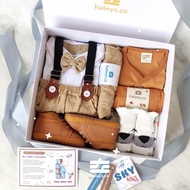 Haleys co | Premium Hampers Bayi Custom | Kado Bayi Newborn | Kado Bayi 6-12 Month | Hampes Baby Boy | Hampers Baby Girl | Gift Box Baby | Paket Kado Baju Bayi Lucu | Kado Lahiran |