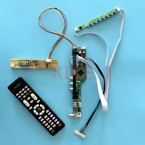 Driver Board Fit B154EW01 B154EW02 B154EW04 B154EW08 Analog TV DIY Kit LVDS 30-Pin 1280*800 LCD Disp