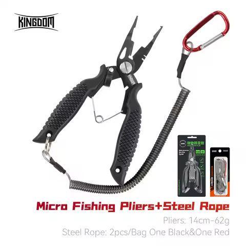Kingdom Fishing Tool Multi - Function Pliers Rope Thrower Stainless Safe Portable Waterproof Outdoor