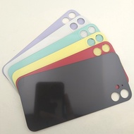 For IPhone 11 Pro Max Battery Cover Rear Door Glass Panel for IPhone 11 Big Hole Back Glass Housing 
