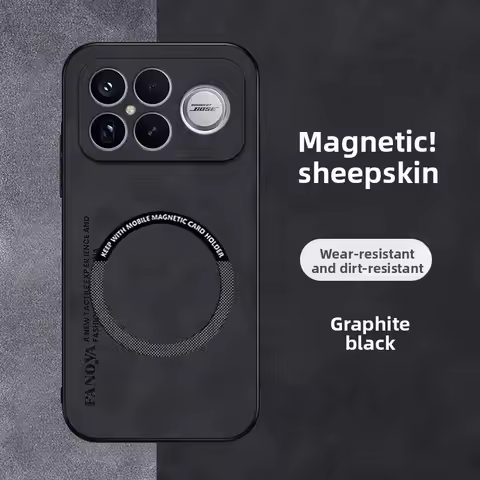 Quality Business Sle Sheepskin Magnetic Case for Xiaomi POCO X8Pro Max F8 F7 X7 M7 M8 Pro Ultra Came