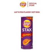 Lays Stax Flamin' Hot 100g / Lays Stax Kerepek Kentang Perisa Flamin' Hot 100g
