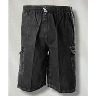 celana kargo pendek pria jumbo celana cargo pendek kanvas