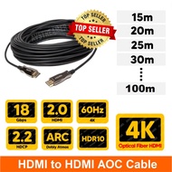 4K HDMI Fiber Optic AOC Cable (15m/20m/30m/50m/70m/80m/90m/100m)
