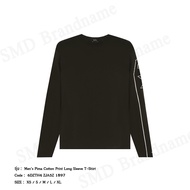 Armani Exchange เสื้อคอกลมแขนยาวผู้ชาย รุ่น Mens Pima Cotton Print Long Sleeve T-Shirt Code: 6DZTH4 