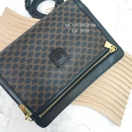 CELINE Vintage Macadam Clutch