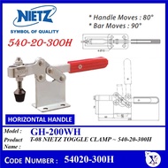 54020-300H GH-200WH NIETZ TOGGLE CLAMP HORIZONTAL HANDLE 540 20 300H