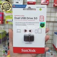 (G) SANDISK FLASHDISK OTG 128GB USB 3.0