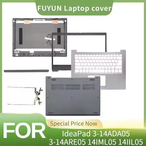 NEW For Lenovo IdeaPad 3-14 3-14ADA05 3-14ARE05 14IML05 14IIL05 LCD Back Cover Front Bezel Hinges Pa