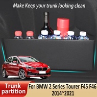 Car Organizer Trunk Side Partition For BMW 2 Series Tourer F45 F46 2014~2021 Aoto Interior Parts Tru