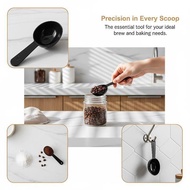 Piqging 10Pcs  White 7g/15ml Plastic Measuring Spoons Milk Powder Scoop VN