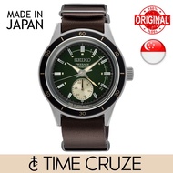 [Time Cruze] Seiko Presage SSA451J1 Automatic Japan Made Dark Green Dial Brown Leather Strap Men Watch SSA451J SSA451